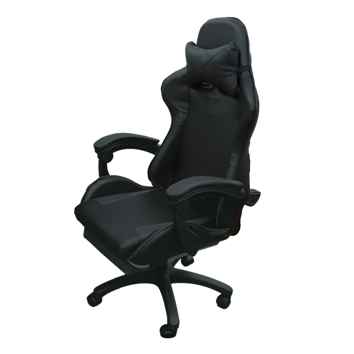 ゲーミングチェア リクライニング キャスター付 合皮レザー 高さ調節可能 椅子 疲れにくい ハイバック フットレスト オフィスチェア デスクチェア 座面広々｜weimall｜02