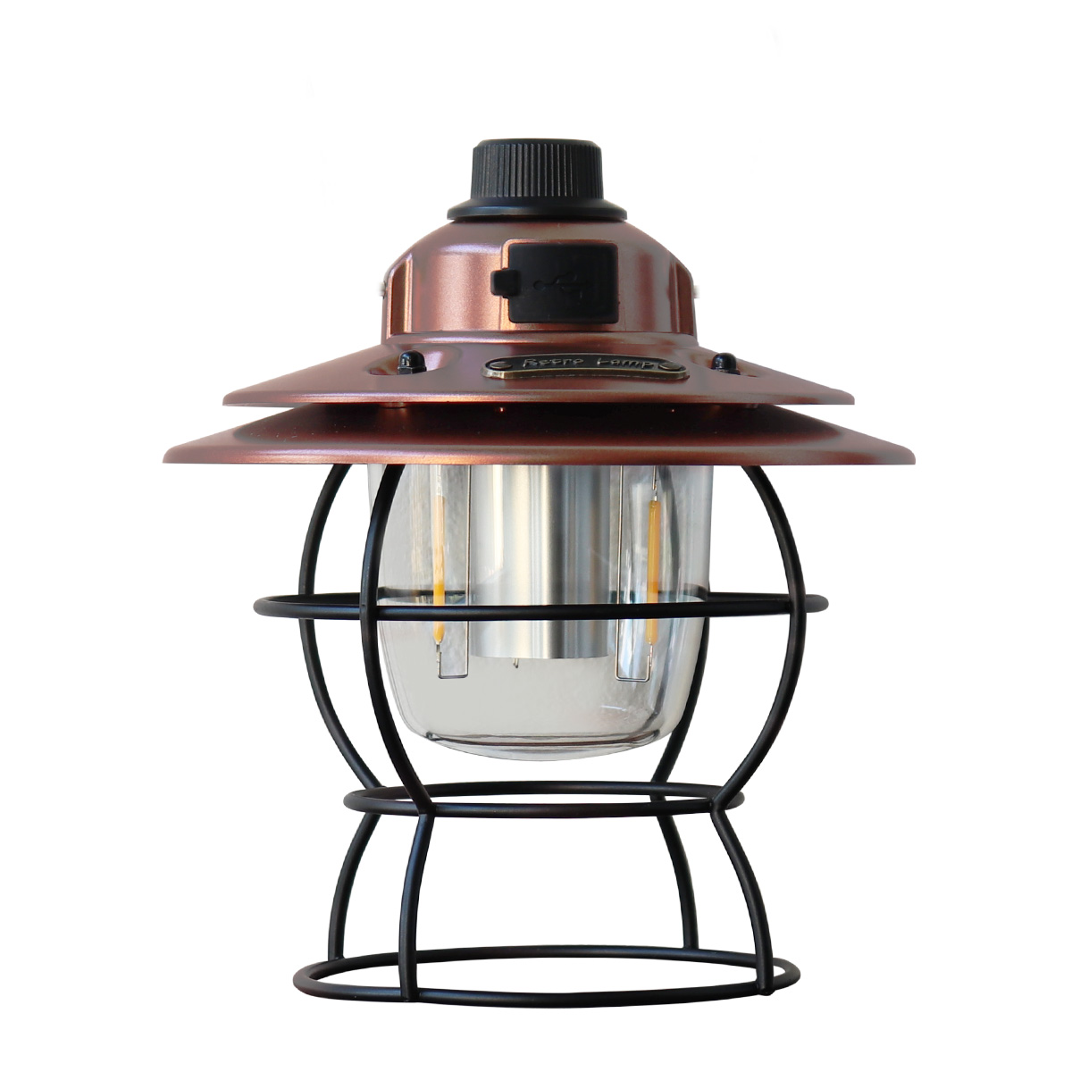 MERMONT レイルロードランタン LEDランタン USB充電式 無段階調光式