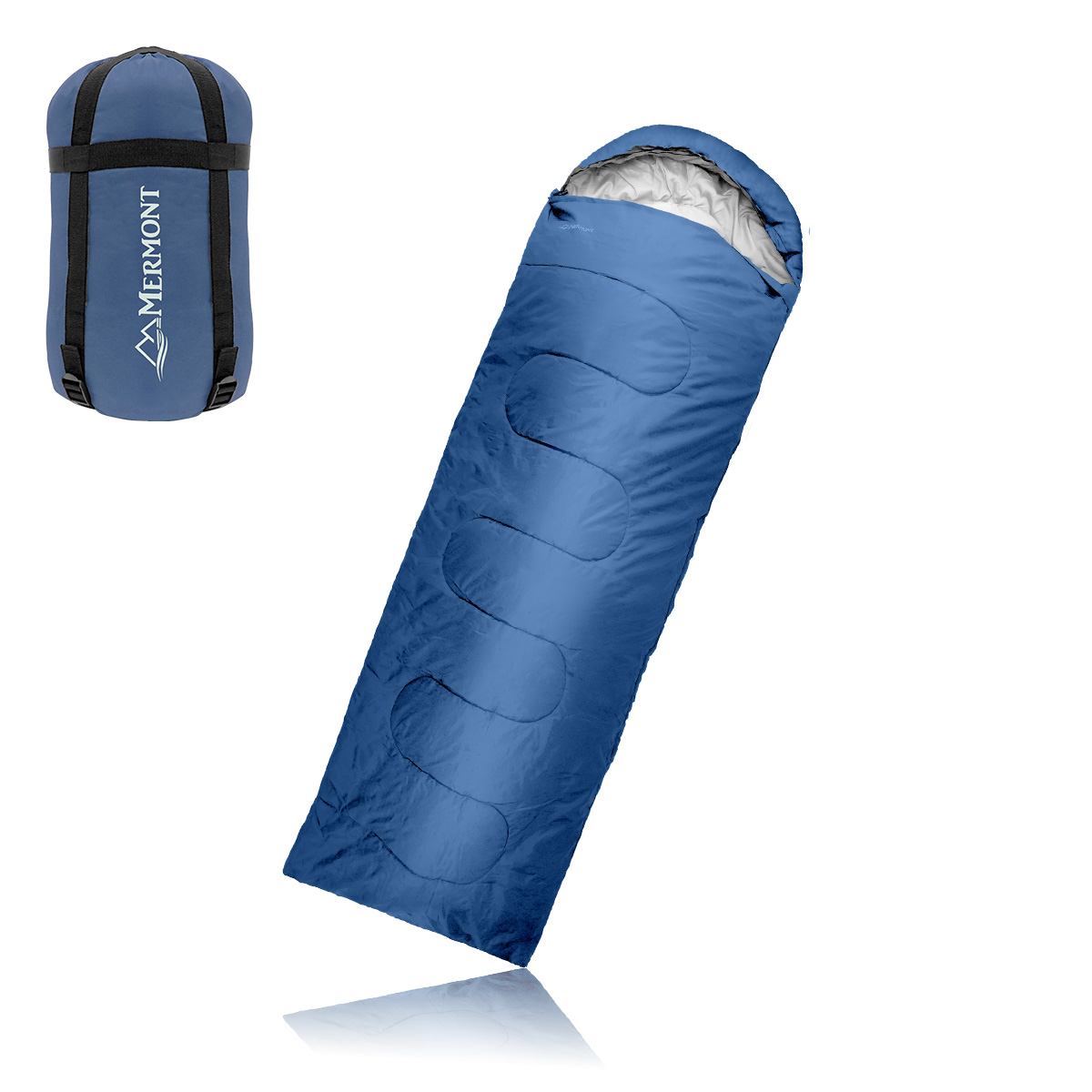 MERMONT 寝袋 冬用 最強 シュラフ コンパクト 封筒型 -15℃ 190T 撥水
