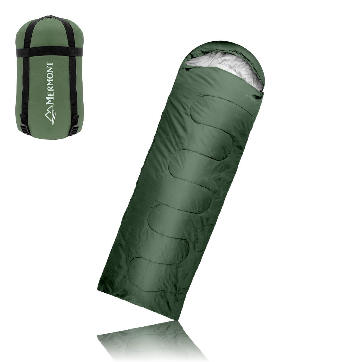 寝袋 冬用 最強 シュラフ コンパクト 封筒型 キャンプ用品 洗える 190T 連結可能 ねぶくろ アウトドア オールシーズン 防災グッズ 車中泊 暖かい 登山 | MERMONT | 02