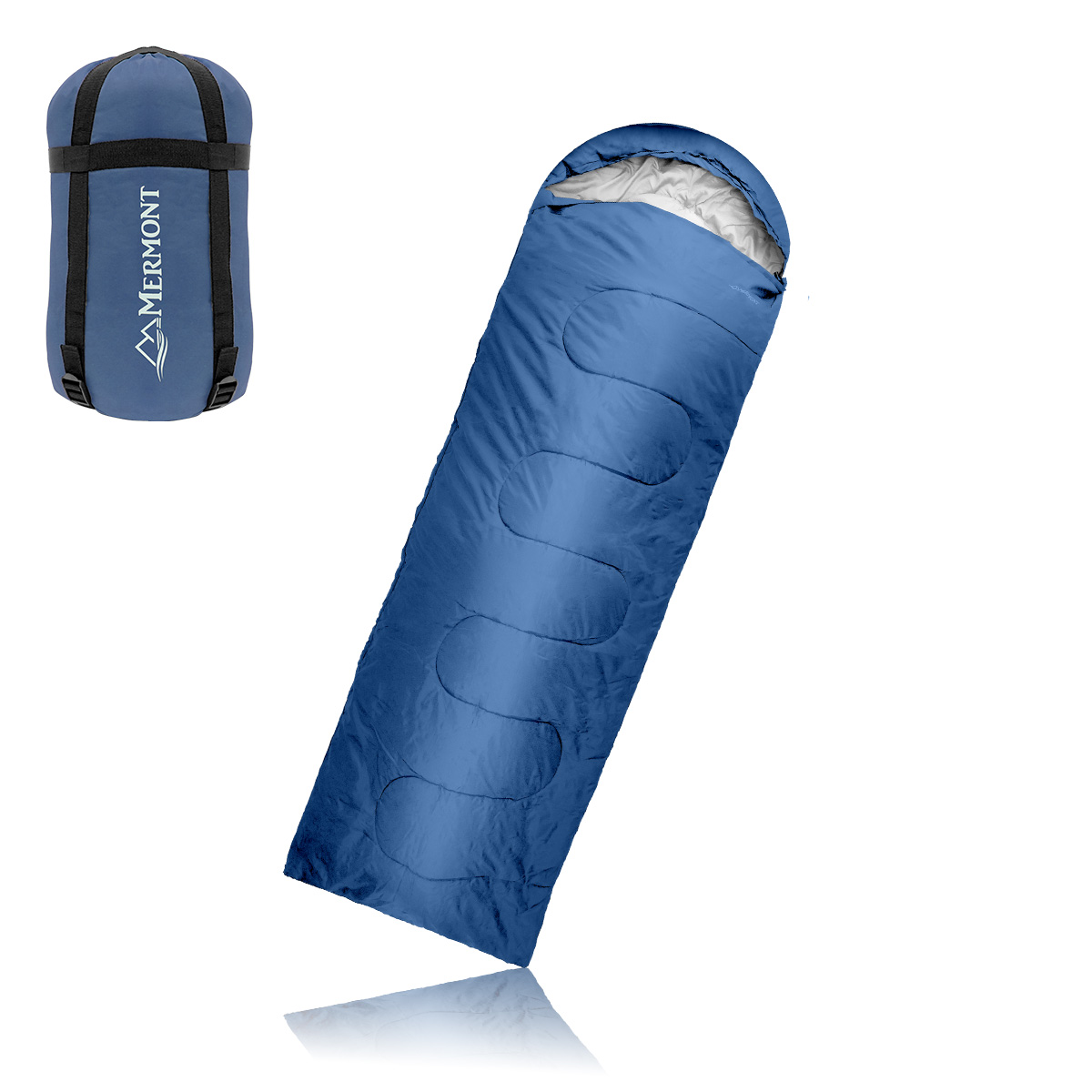 寝袋 冬用 最強 シュラフ コンパクト 封筒型 キャンプ用品 洗える 190T 連結可能 ねぶくろ アウトドア オールシーズン 防災グッズ 車中泊 暖かい 登山 | MERMONT | 01