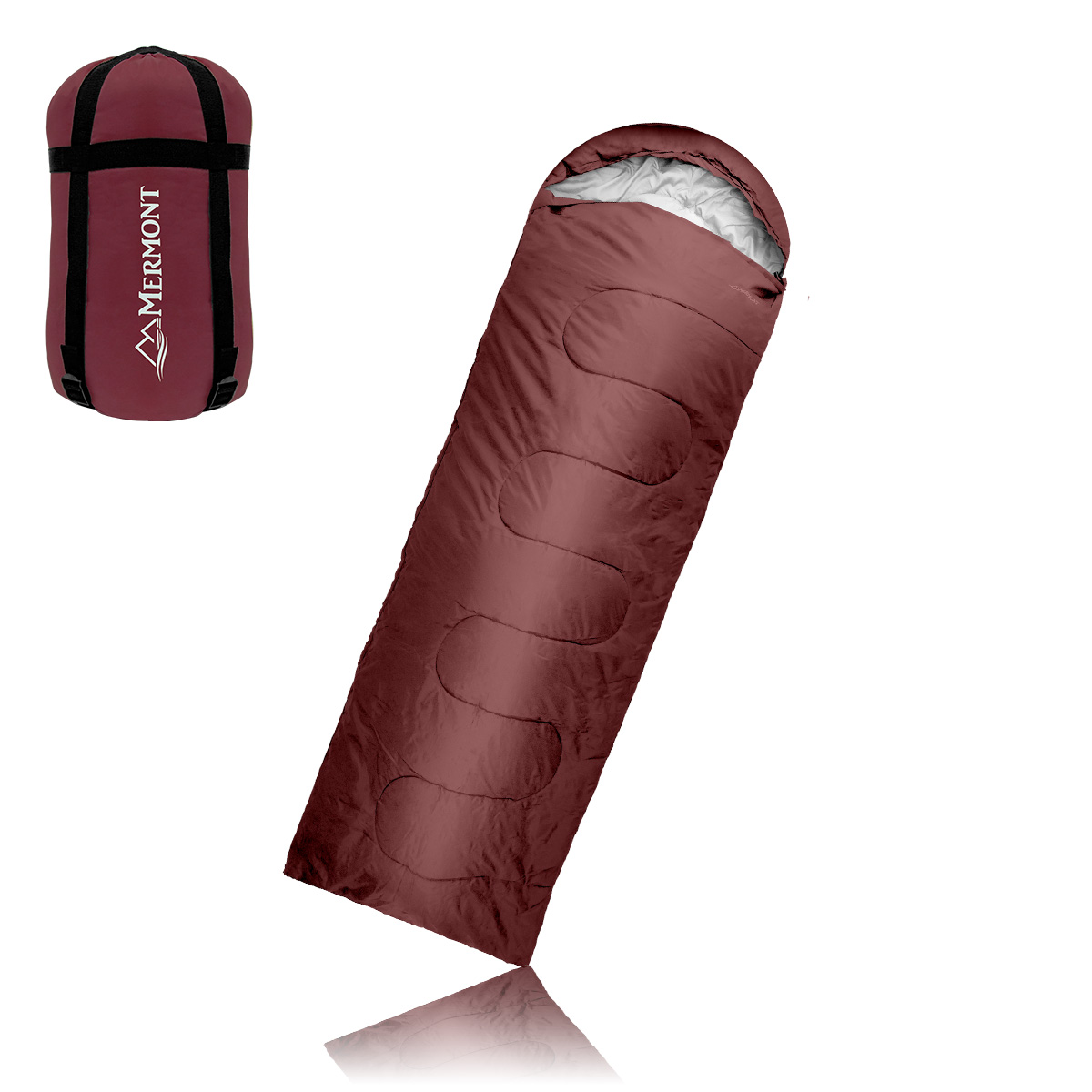 寝袋 冬用 最強 シュラフ コンパクト 封筒型 キャンプ用品 洗える 190T 連結可能 ねぶくろ アウトドア オールシーズン 防災グッズ 車中泊 暖かい 登山 | MERMONT | 04