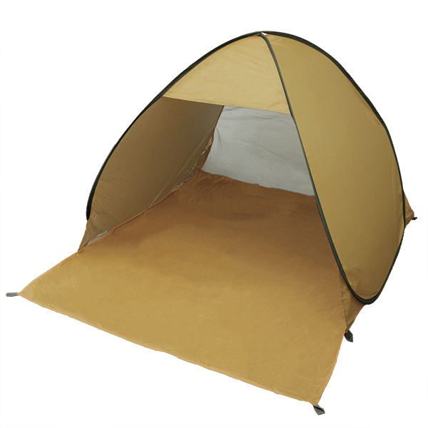 テント 1人用 2人用 ポップアップ ワンタッチ 簡単設置 UVカット 収納袋付き ペグ付き 全5色 ビーチテント 紫外線防止 フルクローズ  メッシュスクリーン 防災