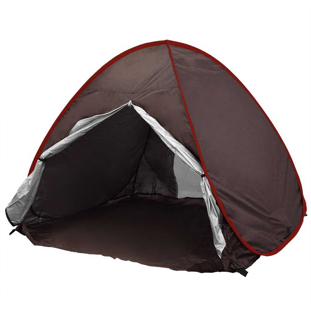 サンシェードテント テント ポップアップ ワンタッチ 2人用 3人用 UVカット 収納袋付き ペグ付き 全5色 メッシュスクリーン 紫外線防止 キャンプ アウトドア｜weimall｜05