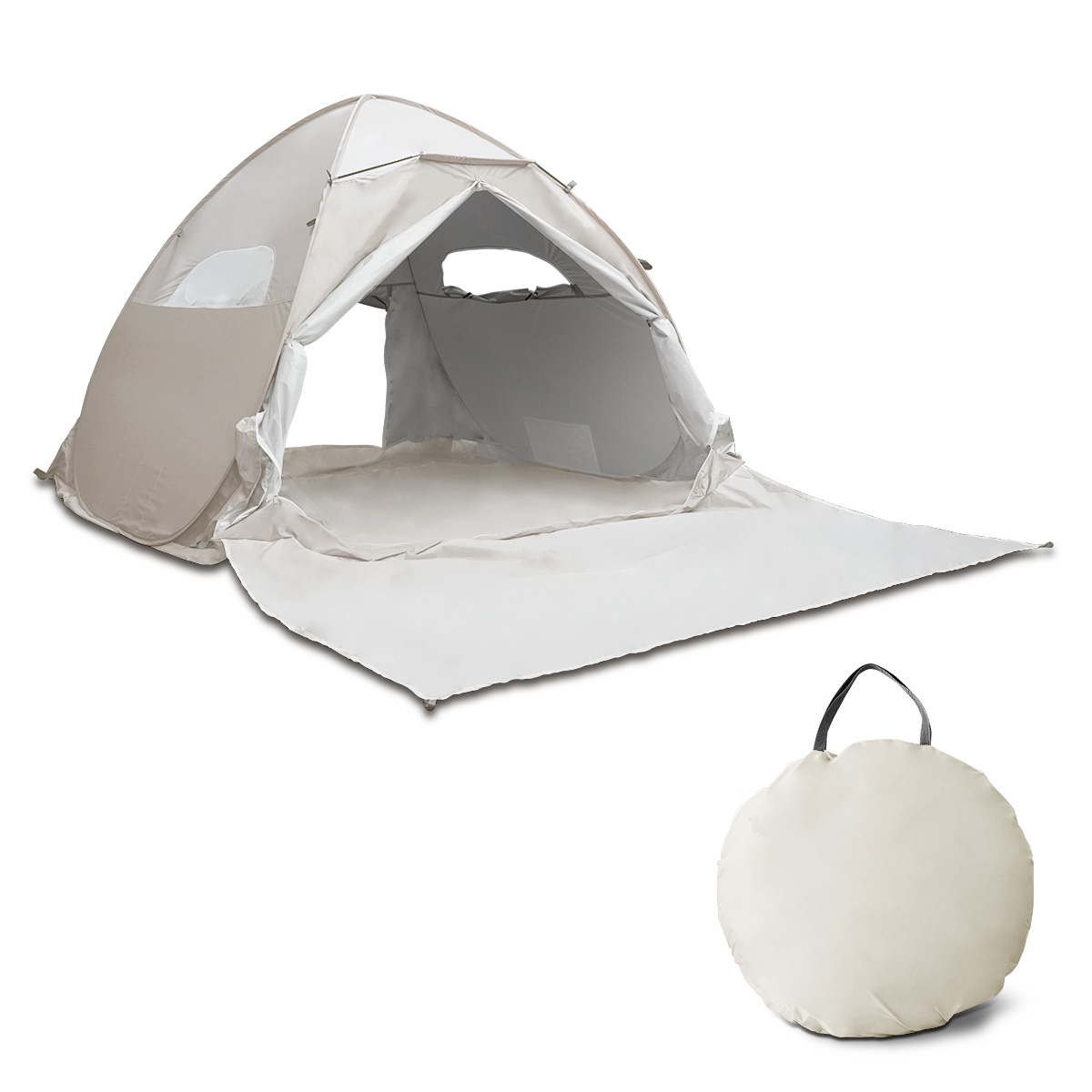 WEIMALL テント ワンタッチ 200cm 軽量 ポップアップテント 1人