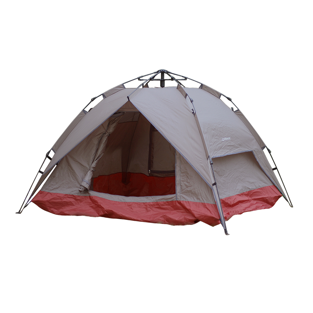 テント ワンタッチドームテント 4人用 高耐水 UVカット D型ドア フルクローズ メッシュスクリーン 紫外線防止 ベランピング 収納袋 撥水 耐候  耐久 断熱