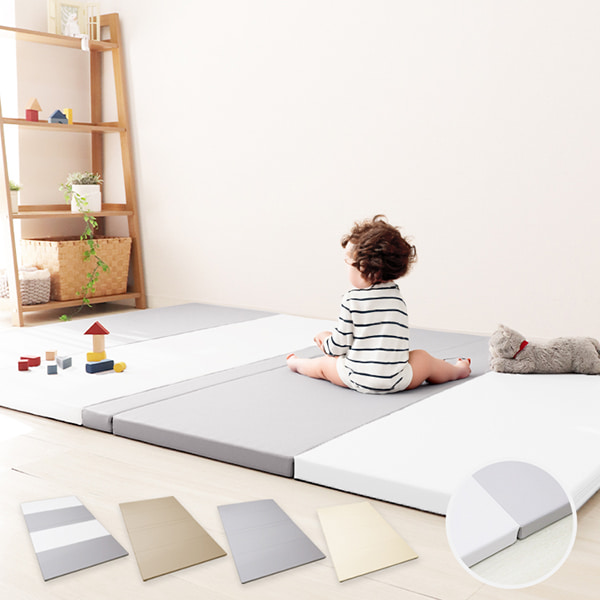 WEIMALL プレイマット ベビー 折りたたみ シームレス 厚手 4cm 200