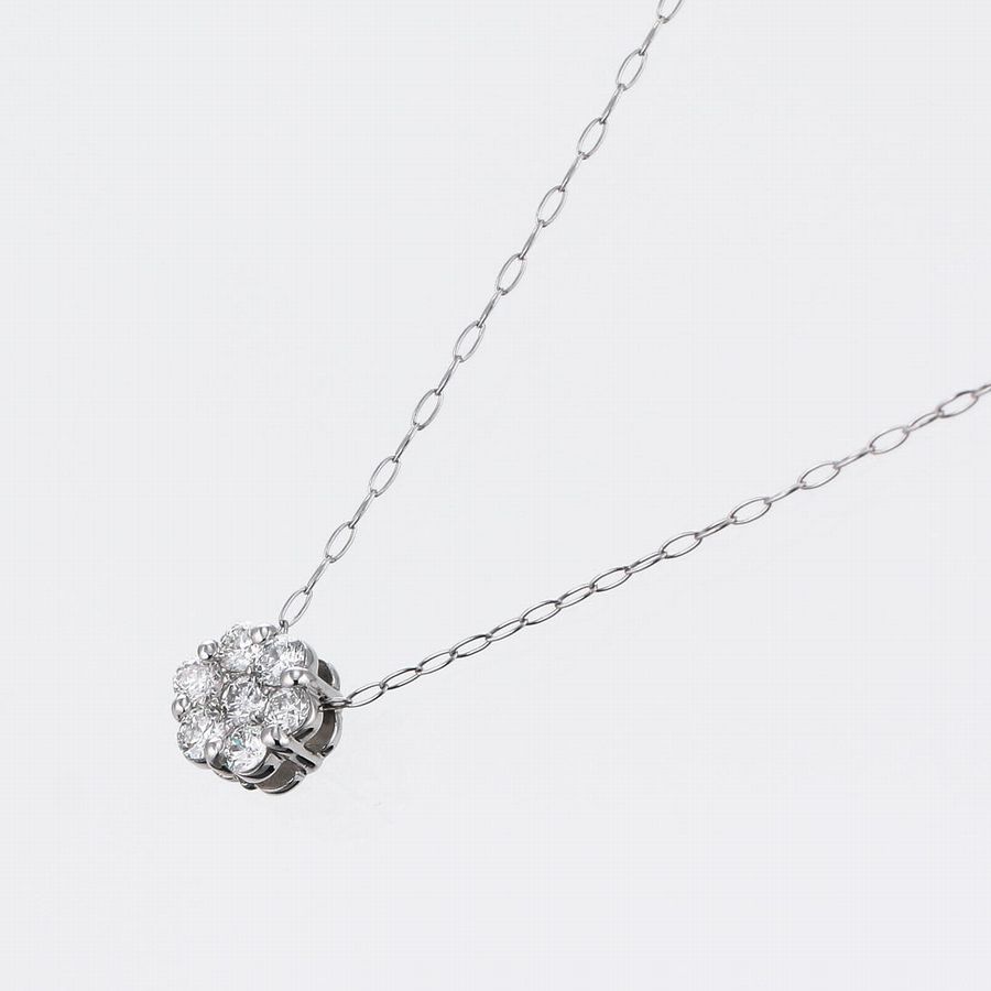 DAIYA（ダイヤ） ダイヤモンド ネックレス フラワー 7石 0.15ct