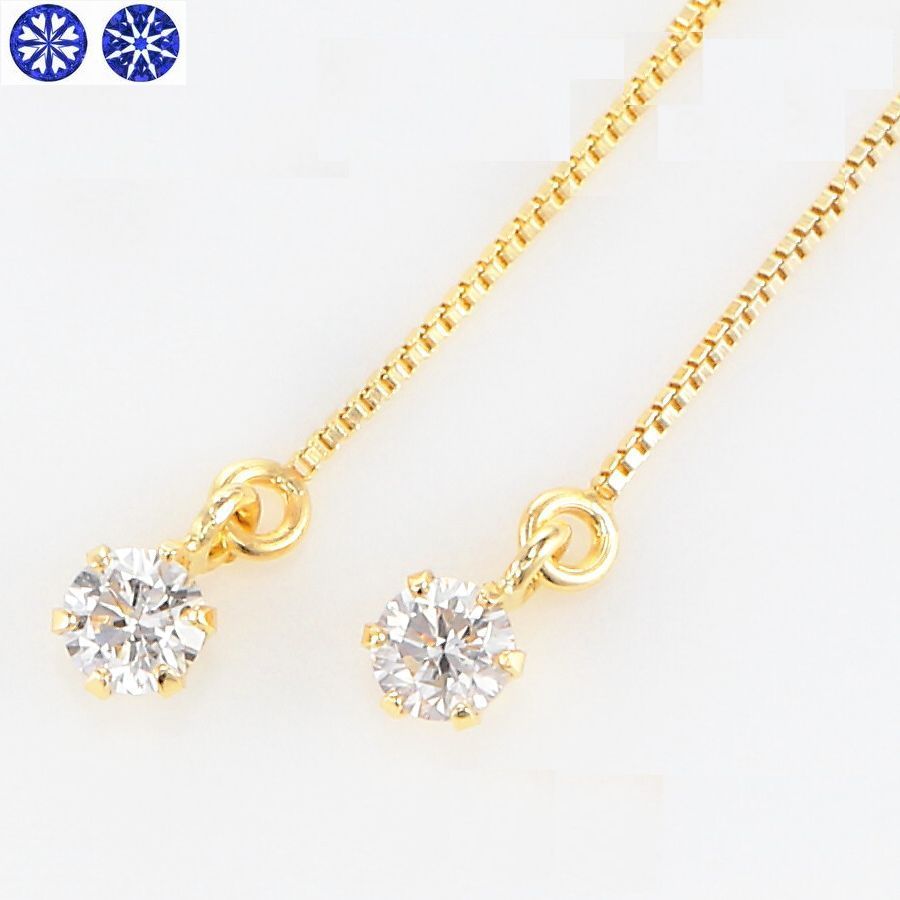 ダイヤモンド ピアス 一粒 プラチナ K18 ハート＆キューピッドダイヤモンド鑑別カード付き 0.1カラット レディース アメリカンピアス 50代 40代 |  | 02