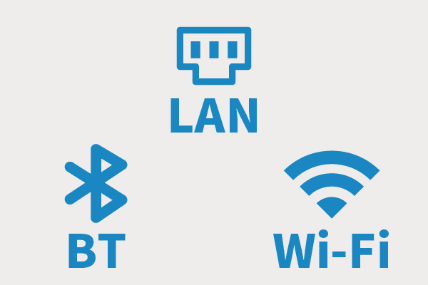 豊富な通信方法