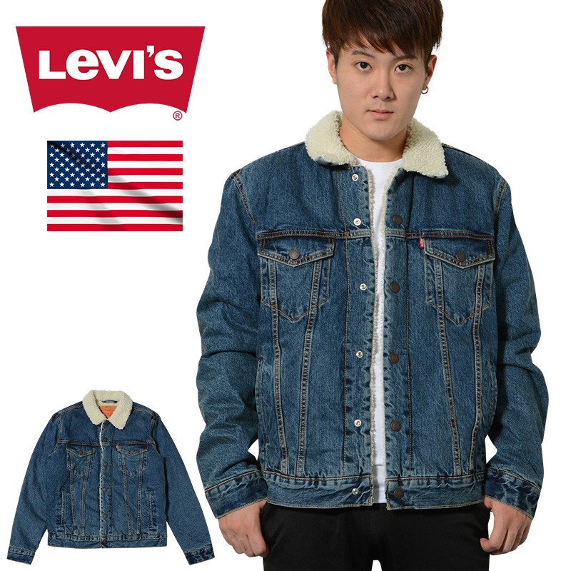 リーバイス Levi's ジージャン ボアジャケット デニムジャケット G