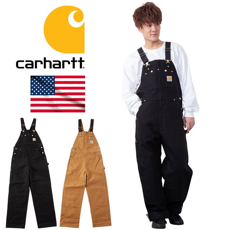 カーハート Carhartt オーバーオール つなぎ メンズ Duck Bib Overalls