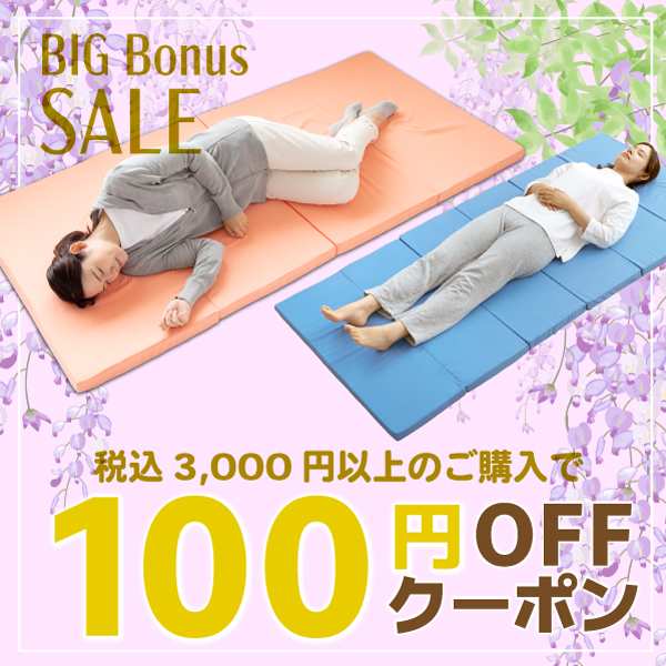 2024年5月 BIG Bonus SALE 100円OFF
