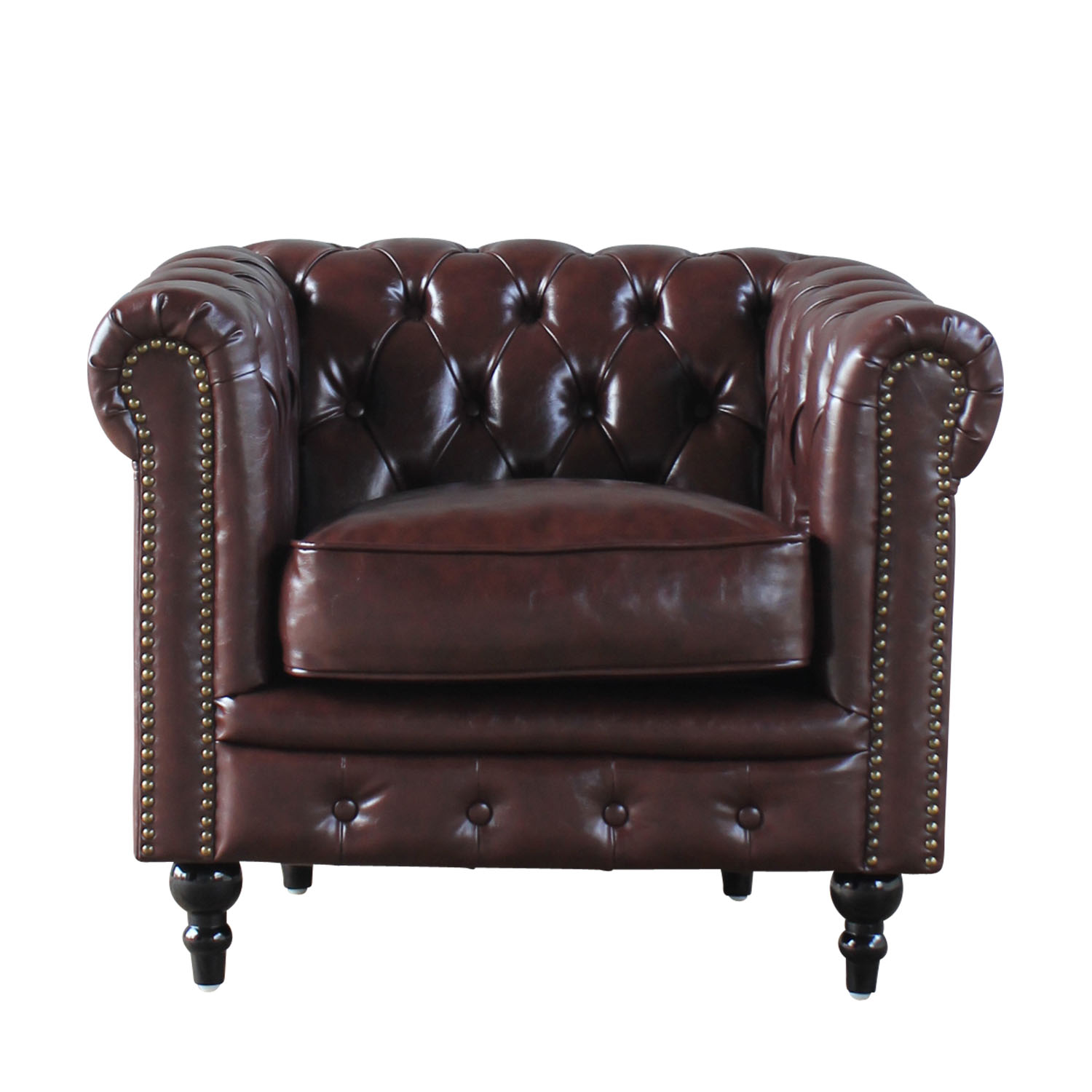 Vincent(ヴィンセント)シリーズ 1人掛け チェスターフィールド クラブ