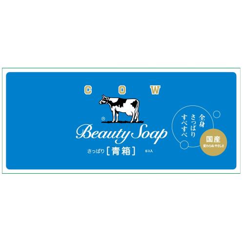 牛乳石鹸 カウブランド 青箱 標準重量 (85g×6個) 固形石けん｜wellness-web