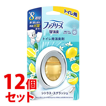 《セット販売》　P&G ファブリーズ W消臭 トイレ用消臭剤 シトラス・スプラッシュ (6.3mL)×12個セット トイレ用消臭・芳香剤　P＆G｜wellness-web