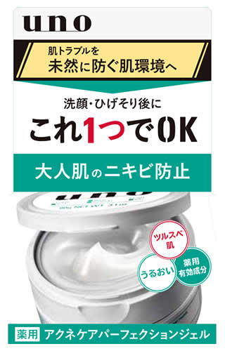 Yahoo! Yahoo!ショッピング(ヤフー ショッピング)ファイントゥデイ uno ウーノ アクネケア パーフェクションジェル （90g） メンズ 男性用 オールインワンジェル　医薬部外品