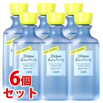 《セット販売》　モイストダイアン ダイアン ボヌール バスエッセンス ジャスミンブルーの香り (280mL)×6個セット 入浴料 バスオイル　送料無料