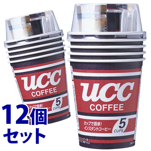 《セット販売》　UCC カップコーヒー (5杯分)×12個セット インスタントコーヒー　※軽減税率対象商品｜wellness-web