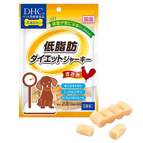 DHC 犬用 国産 低脂肪ダイエットジャーキー ささみ (100g) 犬用栄養補助食品 犬用おやつ｜wellness-web