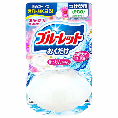 小林製薬 液体ブルーレット おくだけ つけかえ用 せっけんの香り (70mL) 付け替え用 トイレ用合成洗剤｜wellness-web