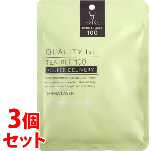 �s�Z�b�g�̔��t�@�N�I���e�B�t�@�[�X�g �_�[�}���[�U�[ �X�[�p�[�e�B�[�c���[100�}�X�N (7��)×3�Z�b�g TEA TREE100 �V�[�g�}�X�N DERMA LASER