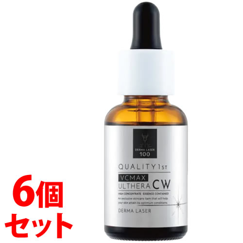 《セット販売》　クオリティファースト ダーマレーザー VCMAX ウルセラCホワイト (30mL)×6個セット 美容液 DERMA LASER　送料無料｜wellness-web