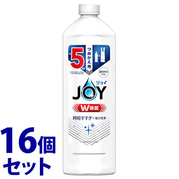 《セット販売》　P&G 除菌ジョイコンパクト 特大 つめかえ用 (670mL)×16個セット 台所用洗剤 食器用洗剤　P＆G　送料無料｜wellness-web