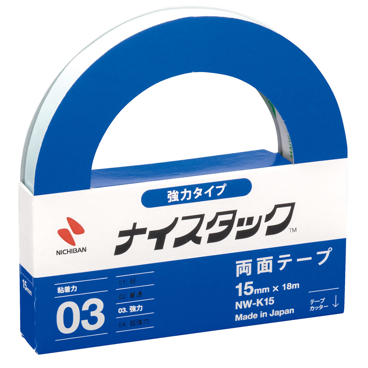 ニチバン ナイスタック 強力タイプ NW-K15 (15mm×18m) 両面テープ | ブランド登録なし