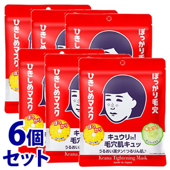 《セット販売》　石澤研究所 毛穴撫子 ひきしめマスク (10枚)×6個セット シートマスク フェイスパック 毛穴ケア　送料無料