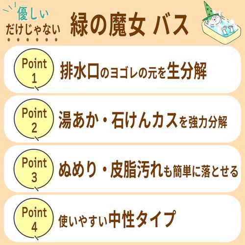ミマスクリ-ン 緑の魔女 泡タイプ バス (4...の詳細画像5