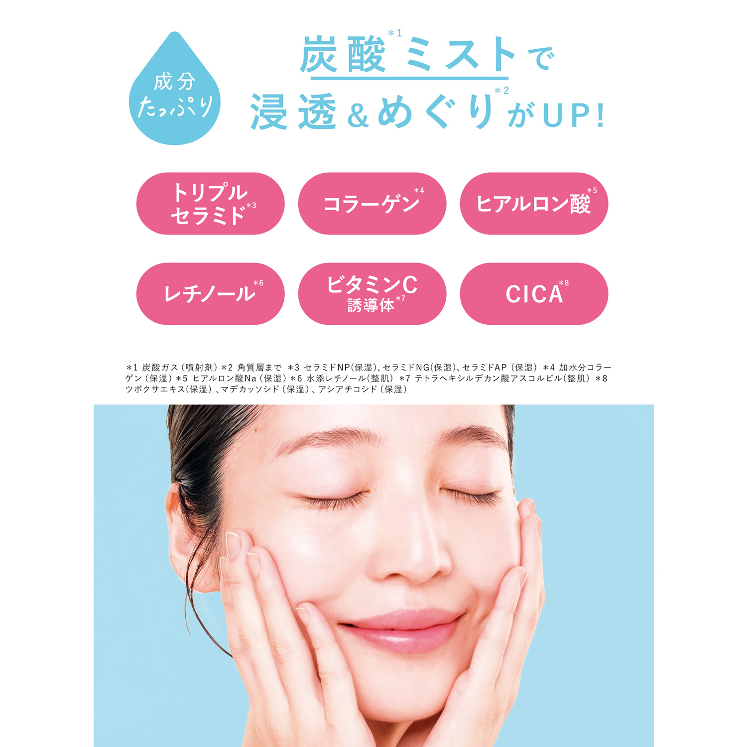シーバイリッツ 炭酸ミルクミスト (150g) ミスト状化粧水 SHEE BY LITS