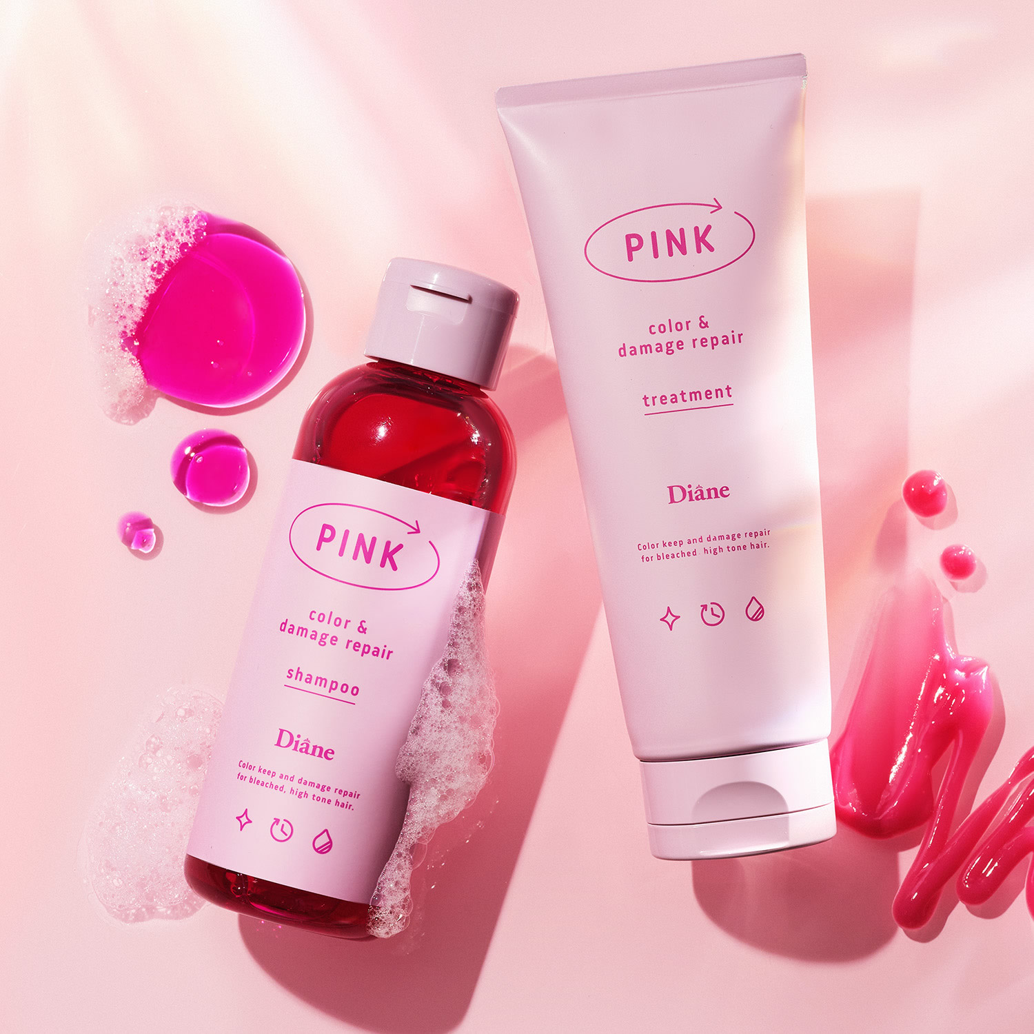 モイストダイアン ダイアン カラーシャンプー ピンク (200mL) ノン