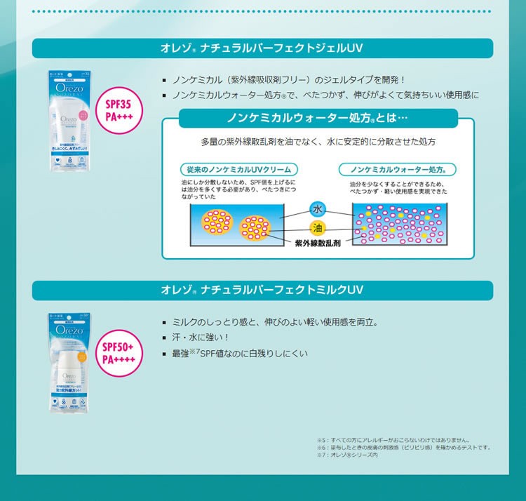 【新品】オレゾ　UVミルク&クリーム　6本 Amazon.co.jp: [セット品] コットン2枚付き オレゾ プレミアム