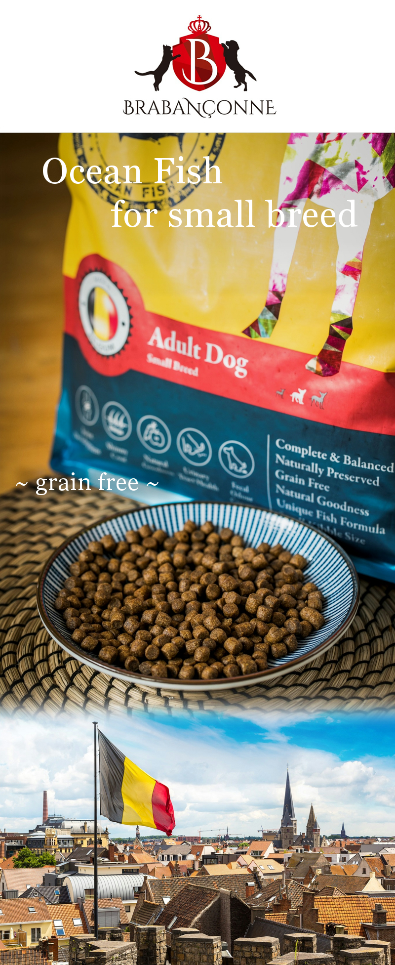 BRABANCONNE ブラバンソンヌ 小型犬 中型犬 成犬用 グレイン