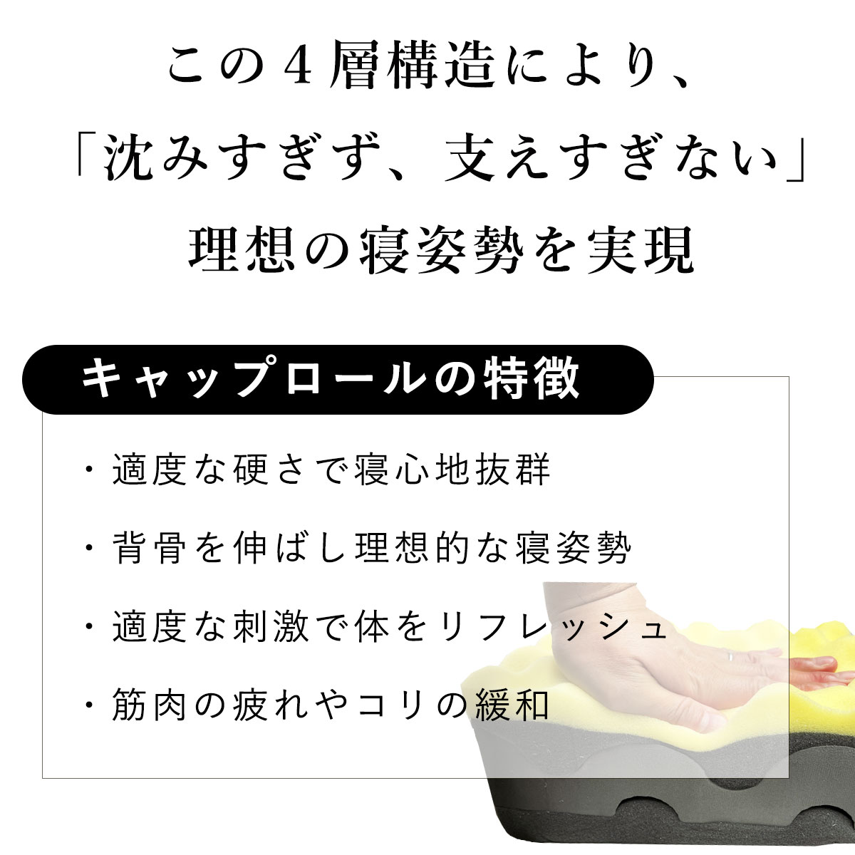 マットレス セミダブル 三つ折り 高反発マットレス キャップロール縁