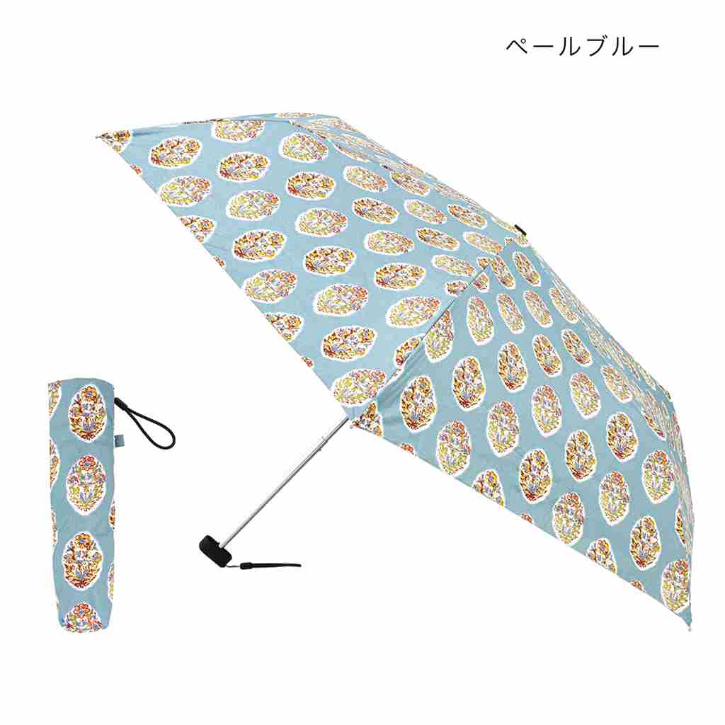 TMC　 折り畳み傘 ブロックプリント　 37724-023　傘　晴雨兼用