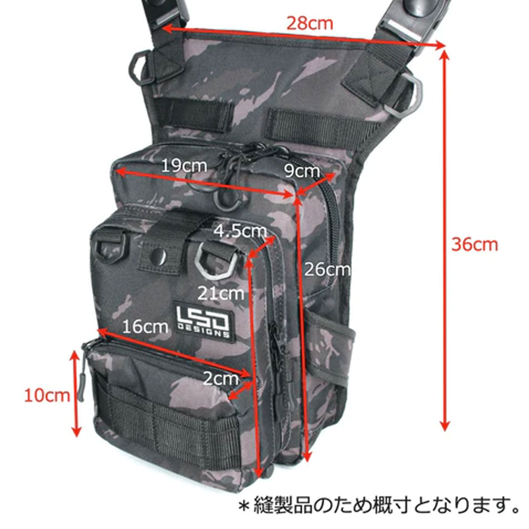 【エギ28本付き】LSD Design ヒップバッグ L.S.D. LSDデザインズ L．S．D． Designs ヒップバッグ