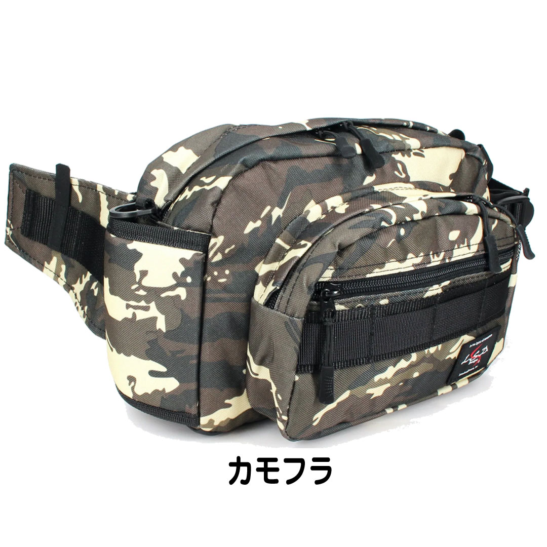 LSD DESIGNS ヒップバッグ ブラウン ヒップバッグチューンドモンスター/ 大型フィッシングバッグ