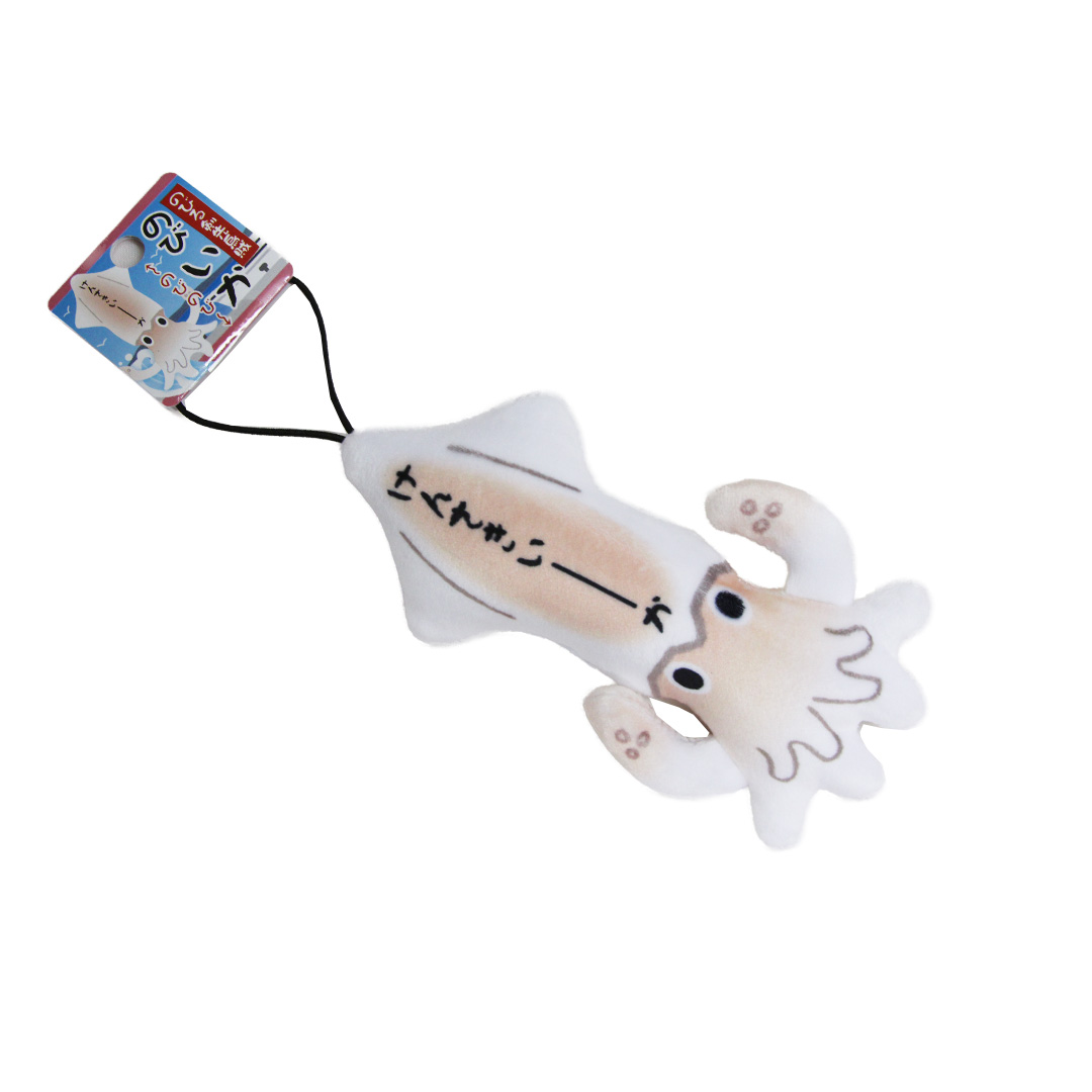 カワチ KAWACHI のびおさかなストラップ グレ/ヒラメ/スズキ/サバ/剣先