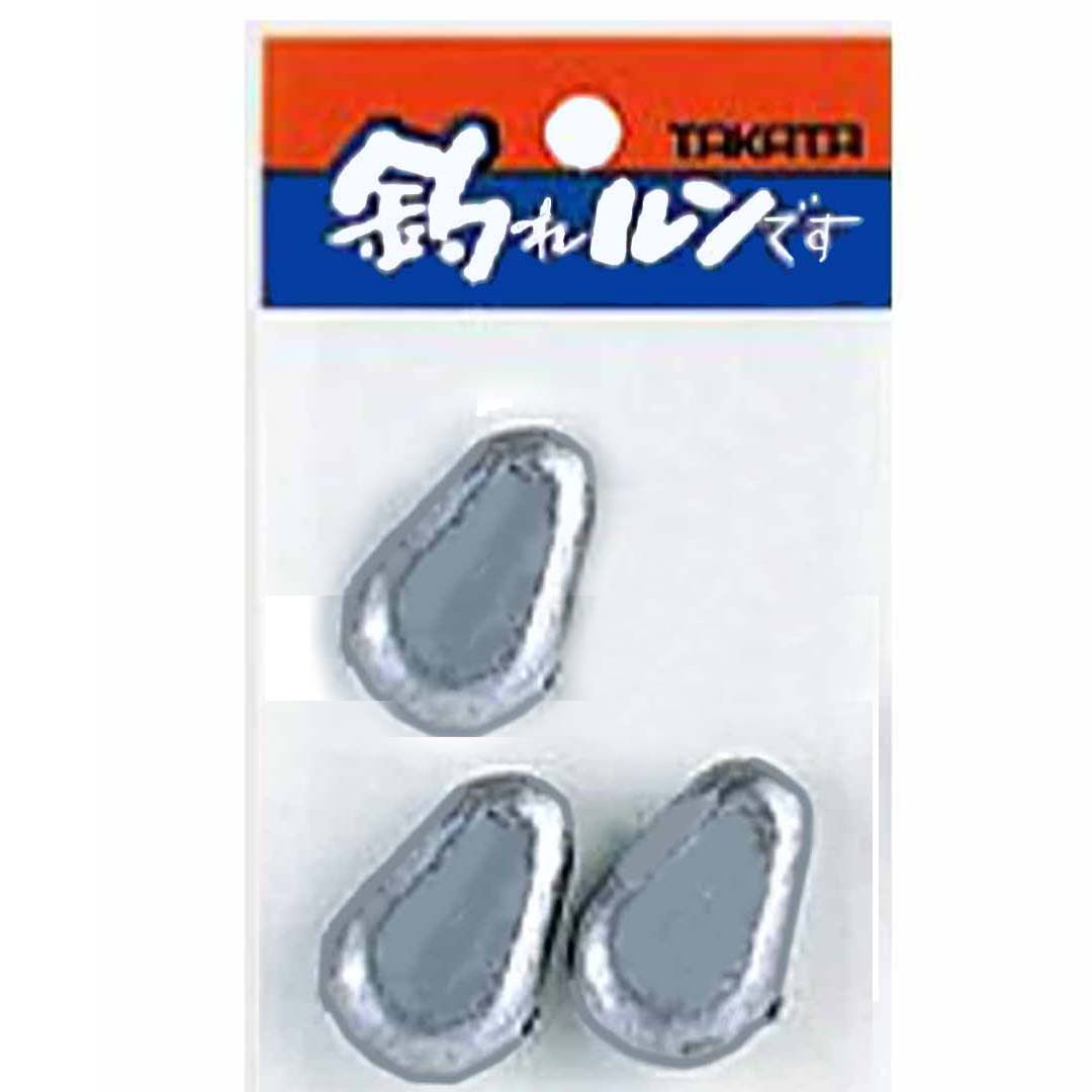 お買い得　オモリグ2.5号 10個セット タカタ お多福おもりパック 10号004440・12号004457 オモリ 錘