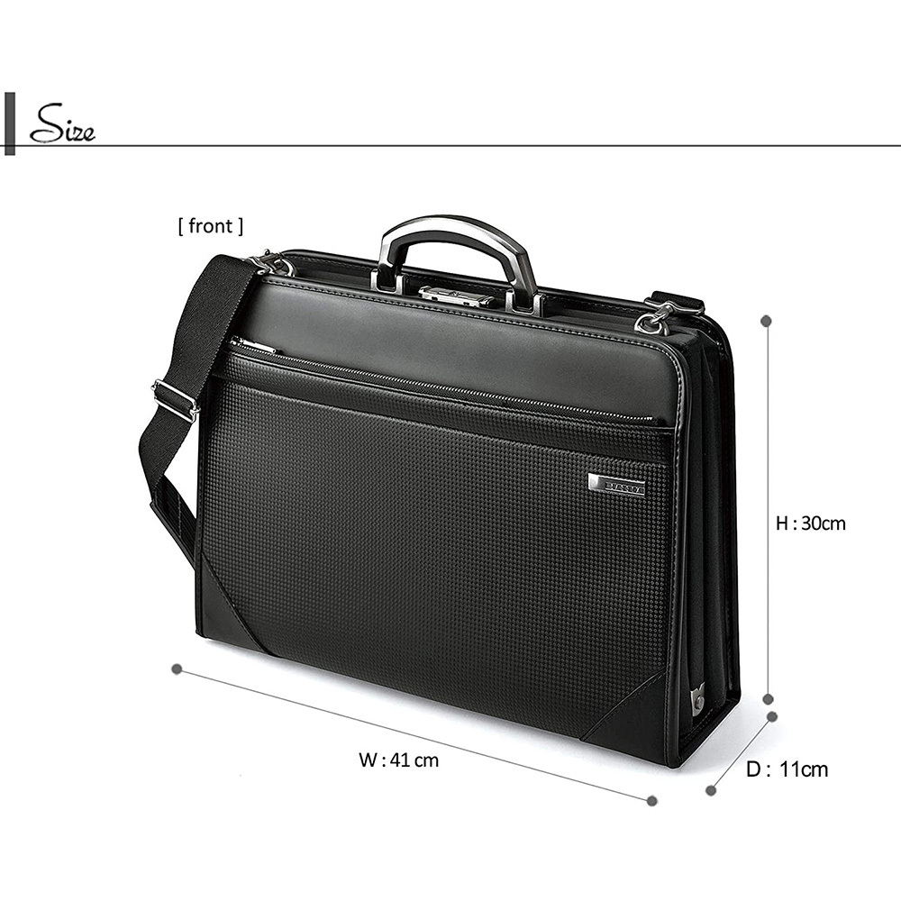 未使用保管品 DEUX MONCX ダレスバッグ　ドクターズバッグ　即日発送 未使用 Samsonite × DEUX MONCX ダレスバッグ 牛革 日本製 未使用