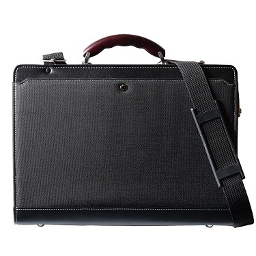 バーバリー ダレスバッグ オールレザー ビジネス ブラック 2室 A4 大