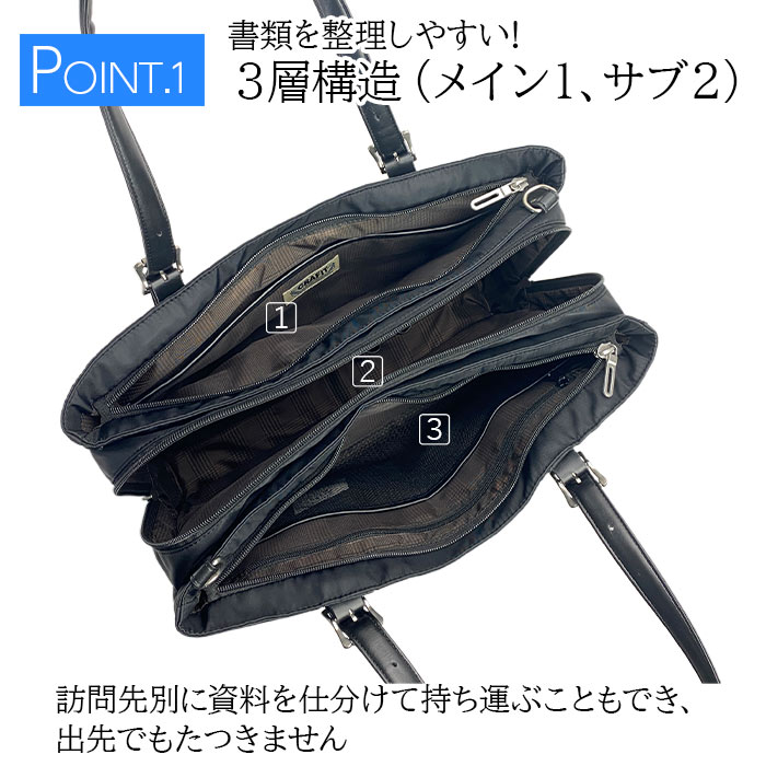 トートバッグ メンズ ビジネス レディース バック 大きめ a4 B4 軽量