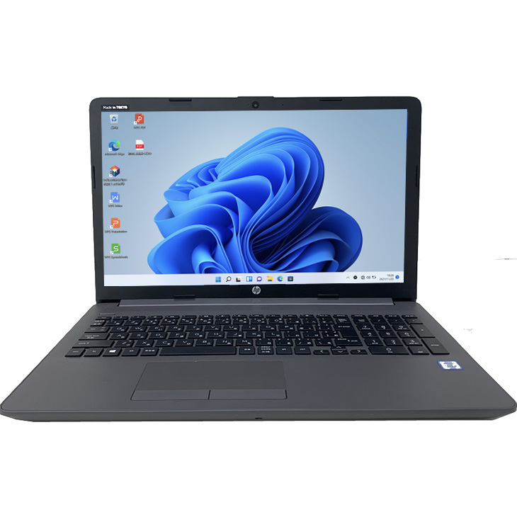 HP 250 G7 中古 ノート Office 選べる Win10 or in11 第8世代　Windows11対応 [Core i5 8265U  メモリ8GB 512GB マルチ 無線 カメラ テンキー 15.6型] :良品