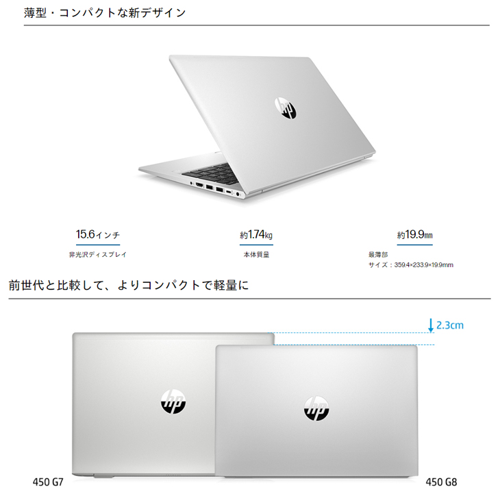【美品】HP ノートPC core i3 メモリ8GB SSD 256GB Amazon.co.jp: HP ノートパソコン windows11 250G7 Core i3-10