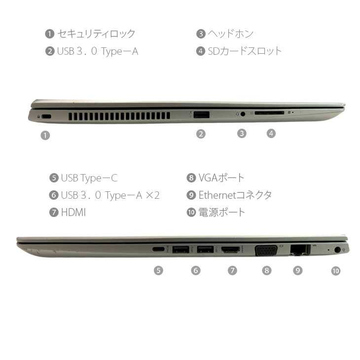 HP ProBook 450G5 intel core i3/ ノートPC 450g5_730_pt.jpg