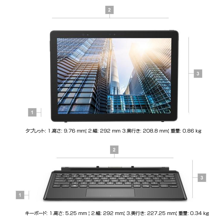 最新作2024美品 Dell 2in1 第7世代i7 16GB/256GB office その他ノートPC本体