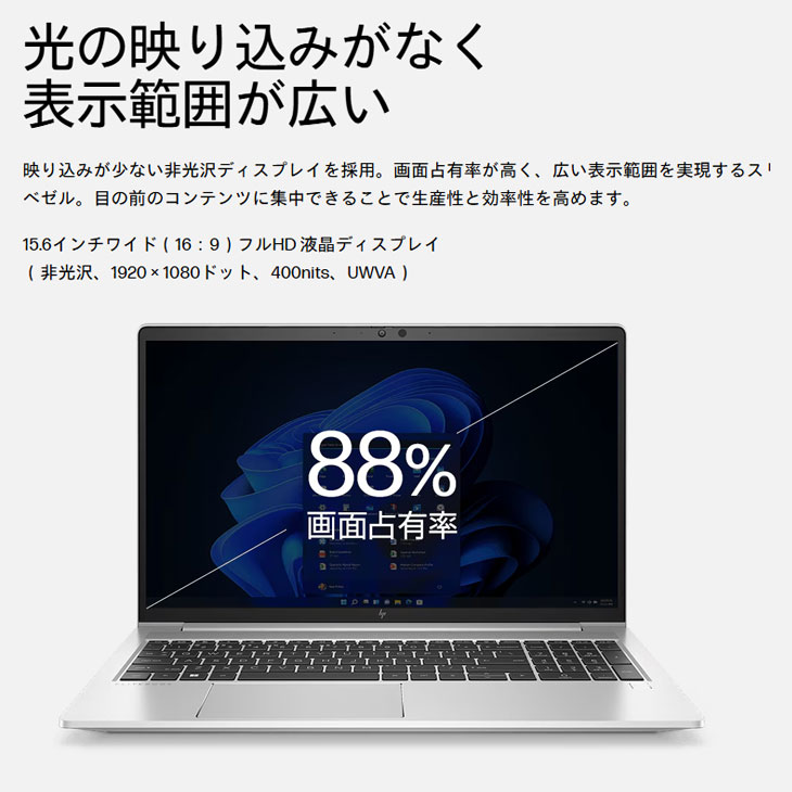 日本HP 【新品】HP EliteBook 650 G9/CT 602J7AV-AFBG 新品 ノート
