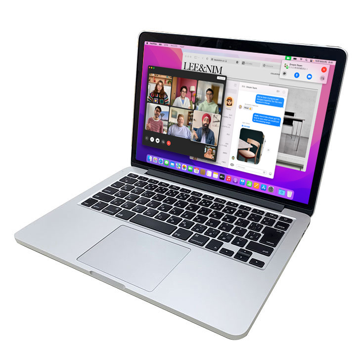 Apple MacBook Pro 13.3inch MF841J/A A1502 Early 2015 新品バッテリー 選べるOS Monterey  or Bigsur [Core i5 5287U 16G SSD512GB 無線 BT ] ：アウトレット